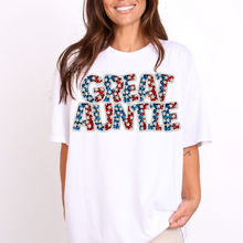 Load image into Gallery viewer, 4th of July Faux Embroidery Star Name Dropdown TRANSFER CSD MAY 25
