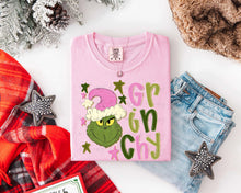 Load image into Gallery viewer, Green Guy Stacked Pattern DROPDOWN TRANSFER TCC
