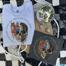 Load image into Gallery viewer, I Am Still Here Skull Floral Color Dropdown TRANSFER HMWK JULY 25
