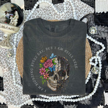 Load image into Gallery viewer, I Am Still Here Skull Floral Color Dropdown TRANSFER HMWK JULY 25

