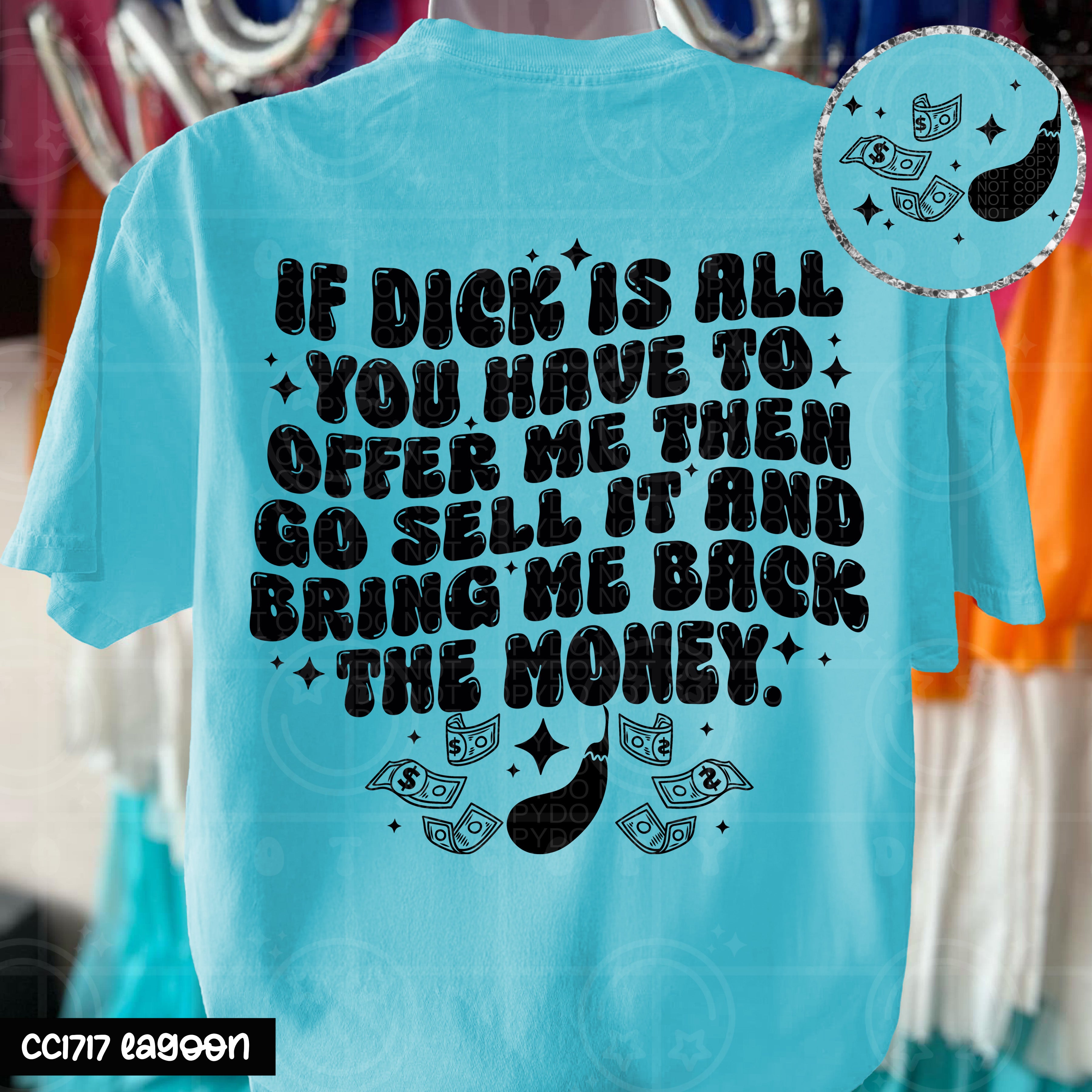 Go Sell It & Bring Me Back The Money Color Dropdown With Pocket TRANSF ...