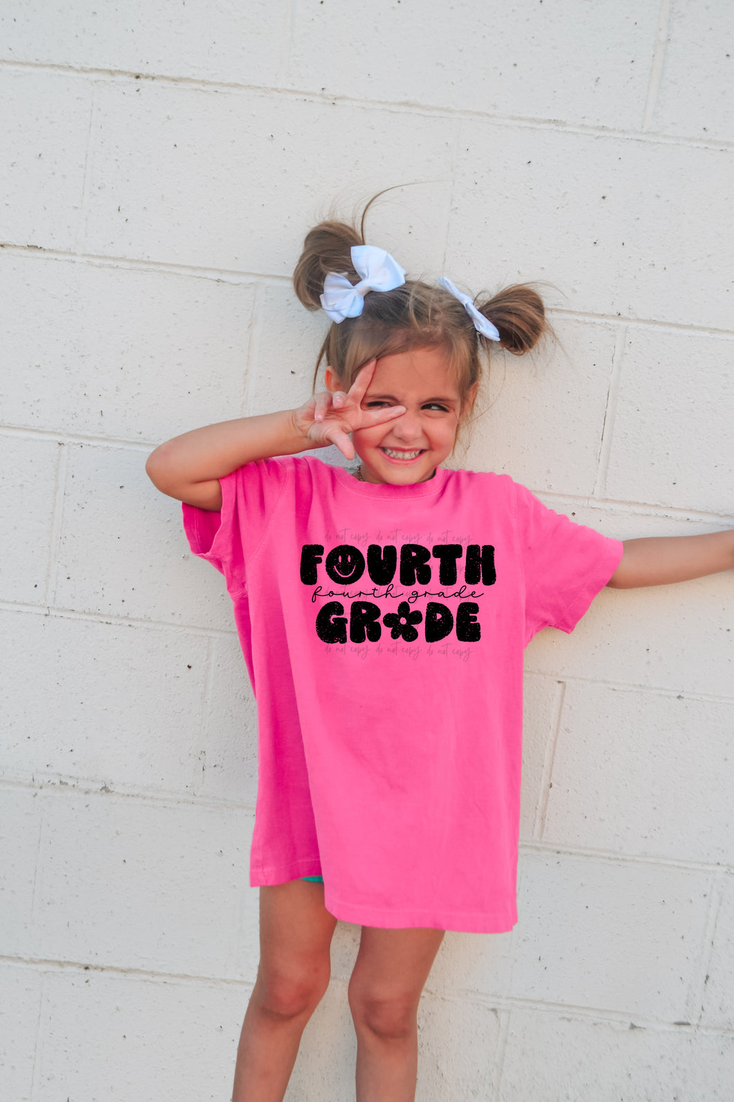 Distressed Floral Black School Grades TRANSFER