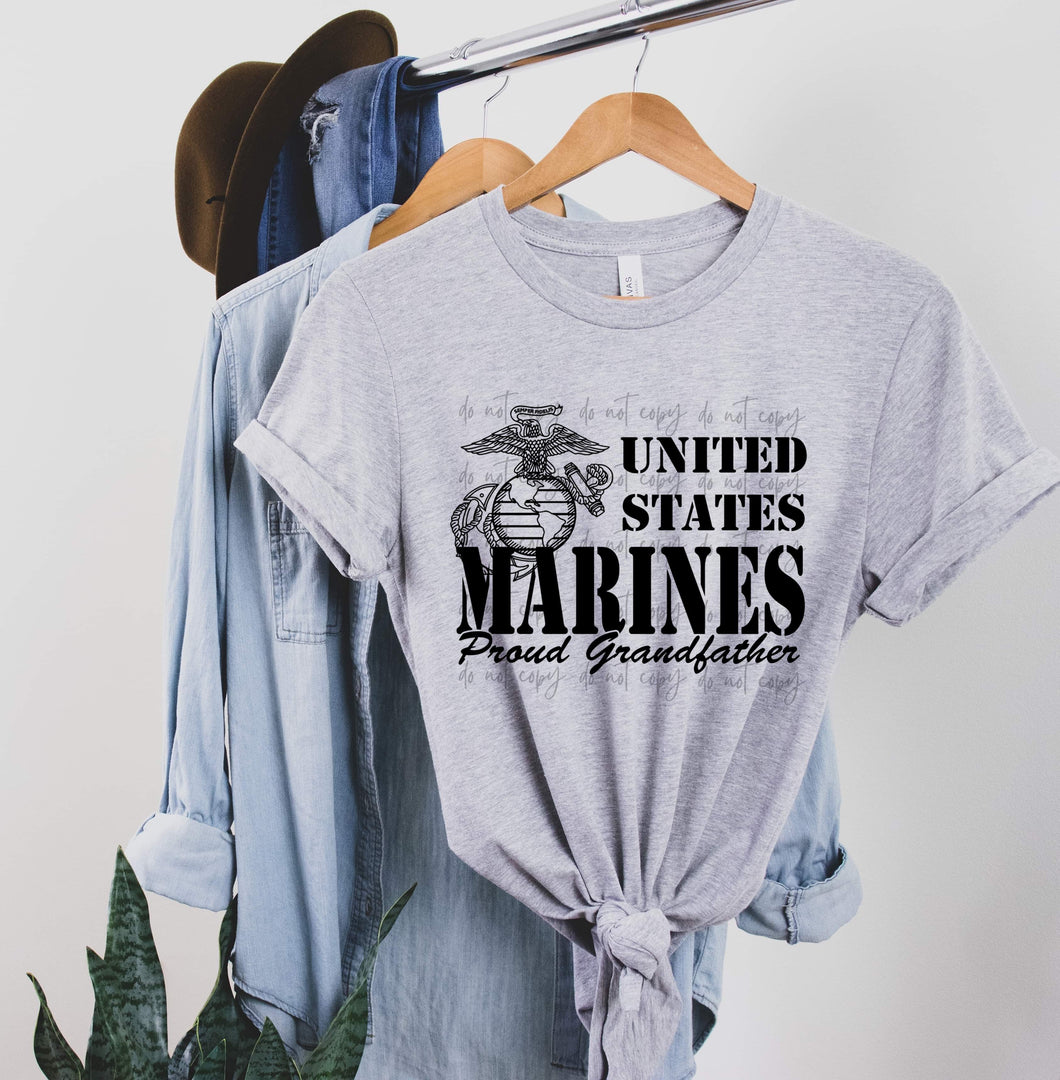 United States Marines Proud Grandfather TRANSFER