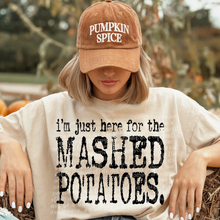 Load image into Gallery viewer, I'm Just Here For Thanksgiving Style DROPDOWN TRANSFER THREAD OCT 25
