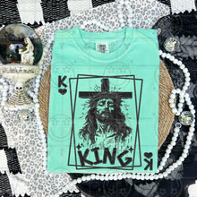 Load image into Gallery viewer, King Jesus Faux Embroidery Color Dropdown TRANSFER HMWK JUNE 25
