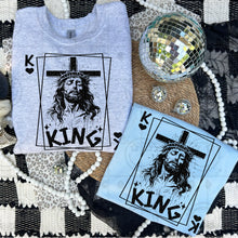 Load image into Gallery viewer, King Jesus Faux Embroidery Color Dropdown TRANSFER HMWK JUNE 25
