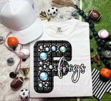 Load image into Gallery viewer, Leather Rhinestone Mascot DROPDOWN TRANSFER CAP
