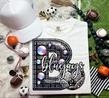 Load image into Gallery viewer, Faux Leather Rhinestone Soccer Mascots DROPDOWN TRANSFER CAP
