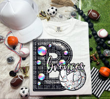 Load image into Gallery viewer, Faux Leather Rhinestone Volleyball Mascots DROPDOWN TRANSFER CAP
