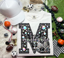 Load image into Gallery viewer, Faux Leather Rhinestone Soccer Mascots DROPDOWN TRANSFER CAP
