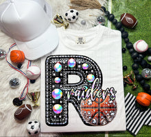 Load image into Gallery viewer, Faux Leather Rhinestone Basketball Mascots DROPDOWN TRANSFER CAP

