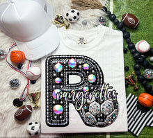 Load image into Gallery viewer, Faux Leather Rhinestone Soccer Mascots DROPDOWN TRANSFER CAP
