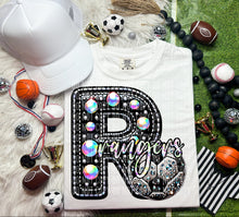 Load image into Gallery viewer, Faux Leather Rhinestone Soccer Mascots DROPDOWN TRANSFER CAP
