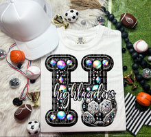 Load image into Gallery viewer, Faux Leather Rhinestone Soccer Mascots DROPDOWN TRANSFER CAP
