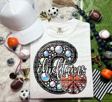 Load image into Gallery viewer, Faux Leather Rhinestone Basketball Mascots DROPDOWN TRANSFER CAP
