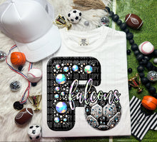 Load image into Gallery viewer, Faux Leather Rhinestone Soccer Mascots DROPDOWN TRANSFER CAP
