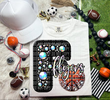 Load image into Gallery viewer, Faux Leather Rhinestone Basketball Mascots DROPDOWN TRANSFER CAP
