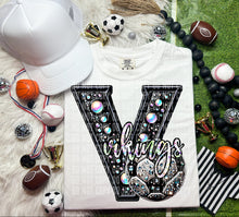 Load image into Gallery viewer, Faux Leather Rhinestone Soccer Mascots DROPDOWN TRANSFER CAP
