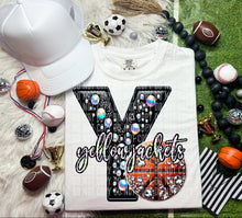 Load image into Gallery viewer, Faux Leather Rhinestone Basketball Mascots DROPDOWN TRANSFER CAP
