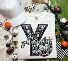 Load image into Gallery viewer, Faux Leather Rhinestone Soccer Mascots DROPDOWN TRANSFER CAP
