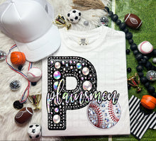 Load image into Gallery viewer, Faux Leather Rhinestone Baseball Mascots DROPDOWN TRANSFER CAP
