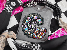Load image into Gallery viewer, Faux Leather Rhinestone Football Mascots DROPDOWN TRANSFER CAP

