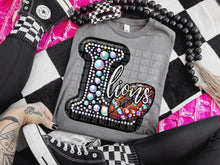 Load image into Gallery viewer, Faux Leather Rhinestone Football Mascots DROPDOWN TRANSFER CAP
