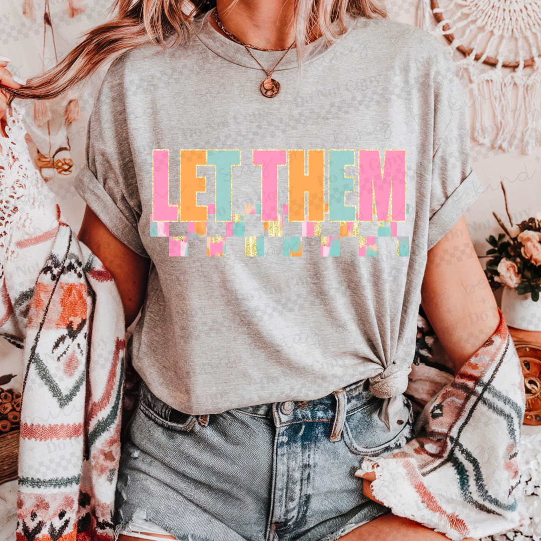 Let Them Spring Colors TRANSFER CML MAR – Sassy Sublimation & Screen Prints