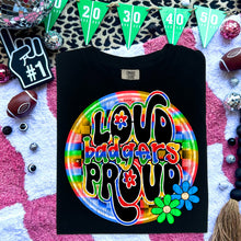 Load image into Gallery viewer, Loud And Proud Rainbow Checkered Mascot DROPDOWN TRANSFER CAP
