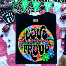 Load image into Gallery viewer, Loud And Proud Rainbow Checkered Mascot DROPDOWN TRANSFER CAP
