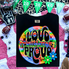 Load image into Gallery viewer, Loud And Proud Rainbow Checkered Mascot DROPDOWN TRANSFER CAP
