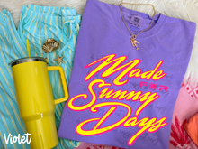 Load image into Gallery viewer, Made For Sunny Days Pink Yellow TRANSFER ET MAY 26
