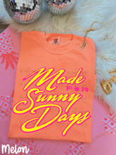 Load image into Gallery viewer, Made For Sunny Days Pink Yellow TRANSFER ET MAY 26
