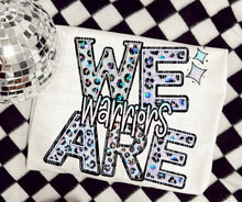 Load image into Gallery viewer, We Are Faux Leopard Rhinestone Mascots DROPDOWN TRANSFER CAP
