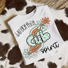 Load image into Gallery viewer, We Got That Mascot Spirit Floral Wave DROPDOWN TRANSFER CAP
