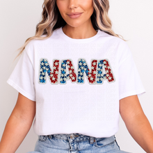 Load image into Gallery viewer, 4th of July Faux Embroidery Star Name Dropdown TRANSFER CSD MAY 25
