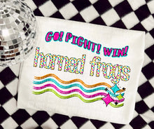 Load image into Gallery viewer, Go Fight Win Bright Checkered Mascots DROPDOWN TRANSFER CAP
