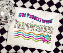 Load image into Gallery viewer, Go Fight Win Bright Checkered Mascots DROPDOWN TRANSFER CAP

