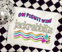 Load image into Gallery viewer, Go Fight Win Bright Checkered Mascots DROPDOWN TRANSFER CAP
