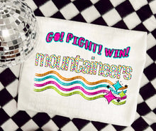Load image into Gallery viewer, Go Fight Win Bright Checkered Mascots DROPDOWN TRANSFER CAP
