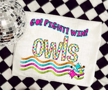 Load image into Gallery viewer, Go Fight Win Bright Checkered Mascots DROPDOWN TRANSFER CAP
