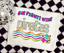 Load image into Gallery viewer, Go Fight Win Bright Checkered Mascots DROPDOWN TRANSFER CAP
