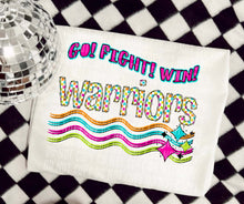Load image into Gallery viewer, Go Fight Win Bright Checkered Mascots DROPDOWN TRANSFER CAP
