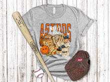 Load image into Gallery viewer, Vintage Baseball Collage Star Eyes Dropdown TRANSFER SAV FEB 25
