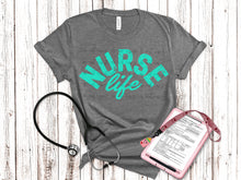 Load image into Gallery viewer, Nurse Life Distressed Color Dropdown TRANSFER LUMI 25
