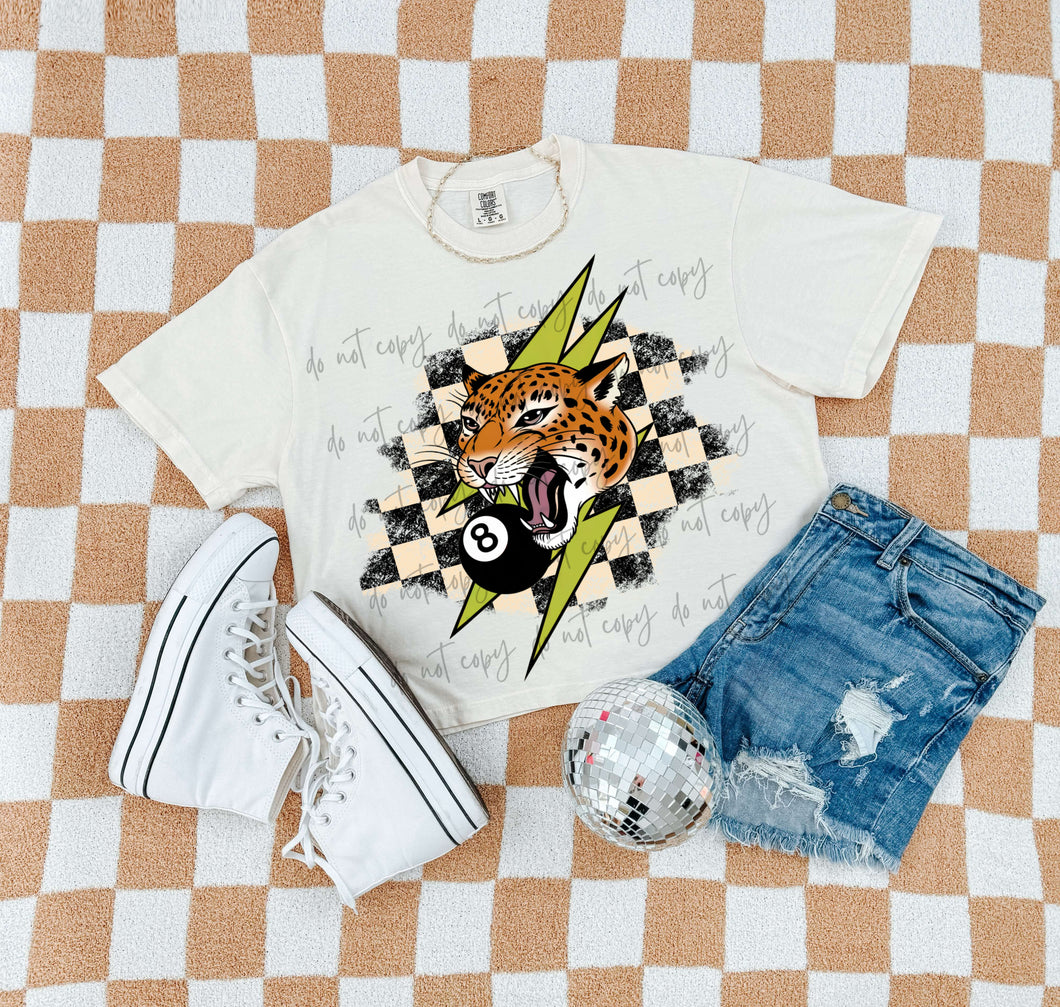 Leopard Green Bolt Checker TRANSFER BBDC MAR 25