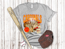 Load image into Gallery viewer, Vintage Baseball Collage Star Eyes Dropdown TRANSFER SAV FEB 25
