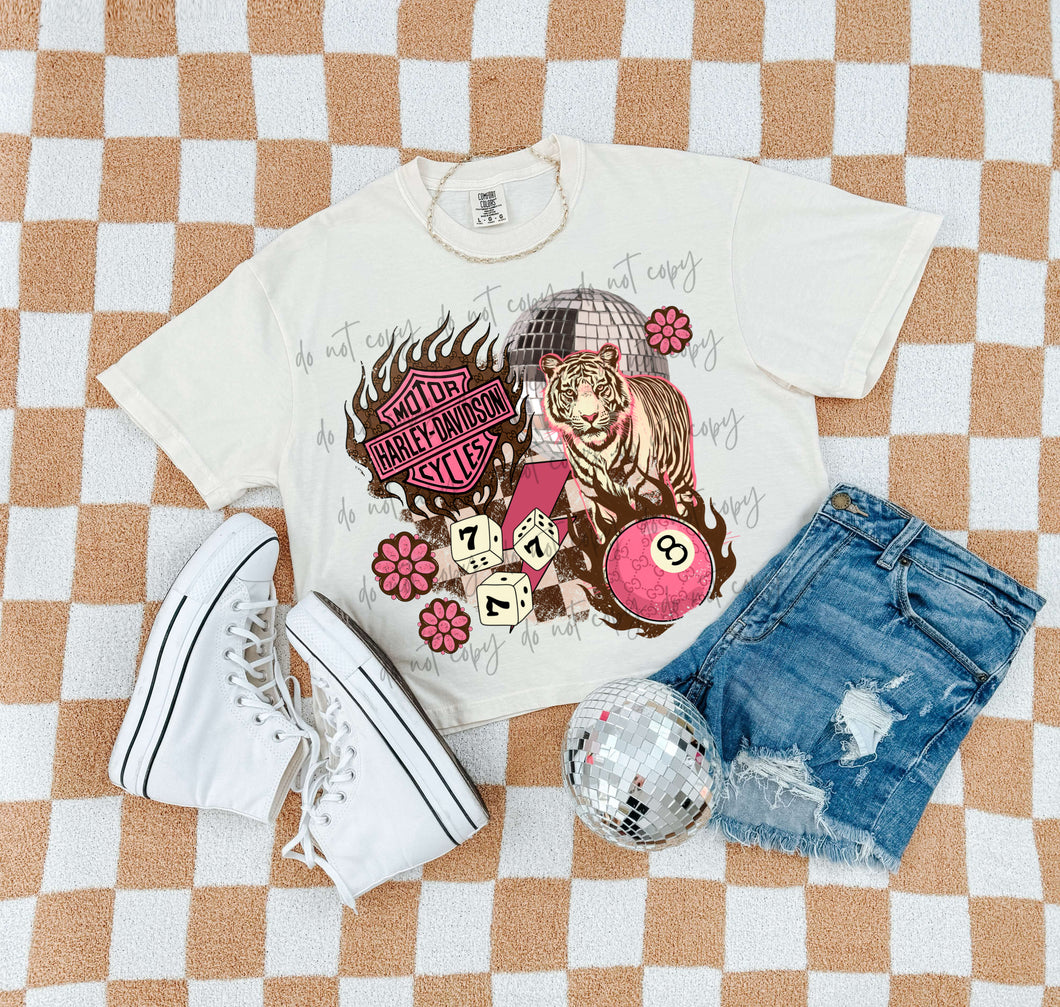 Pink Disco Tiger TRANSFER BBDC MAR 25