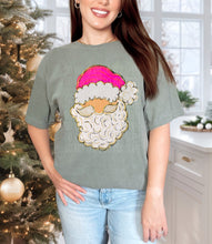 Load image into Gallery viewer, Pink Santa Portrait - Choose Skintone TRANSFER AJD
