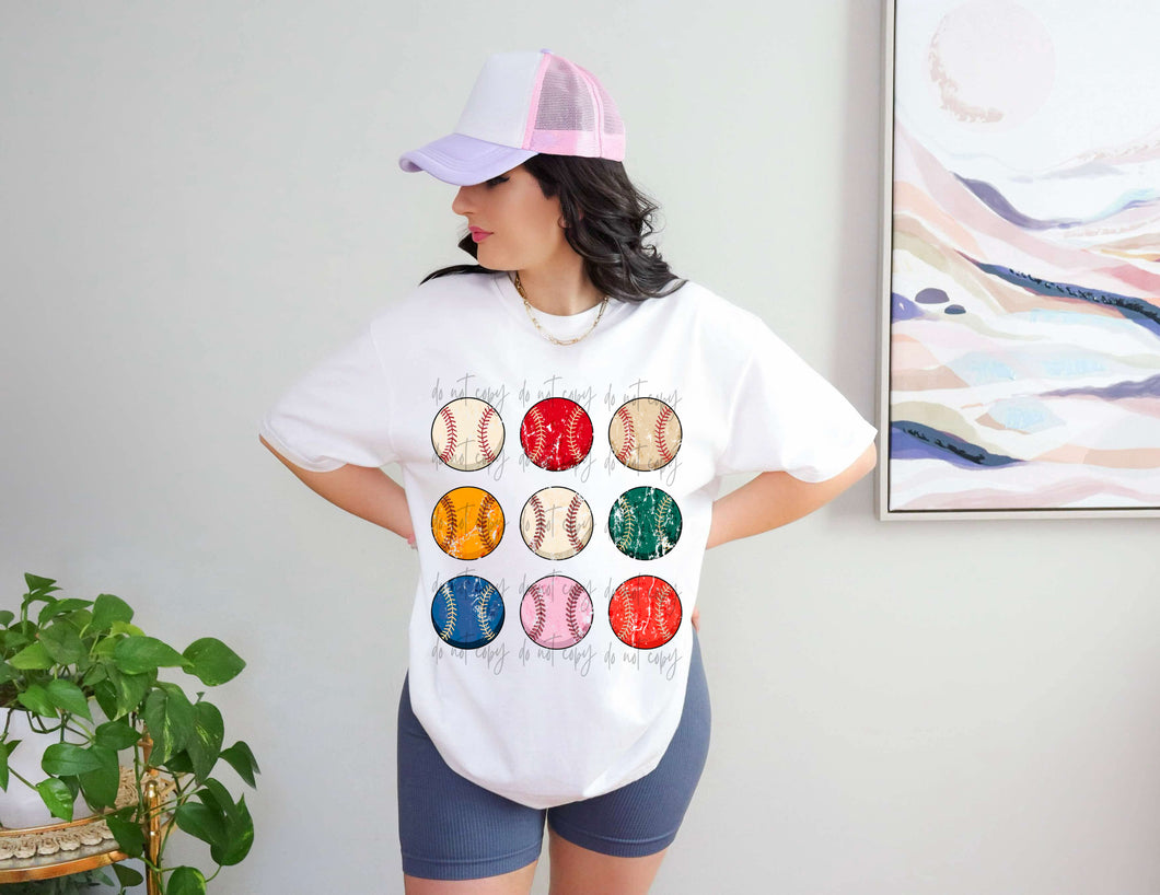 Baseballs Mix Colors TRANSFER SAV MAY 25